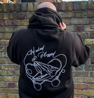 Hooked & Plugged Pike X Neck Hoodie